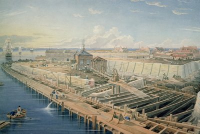 Construction of Docks by Henry Barlow Carter